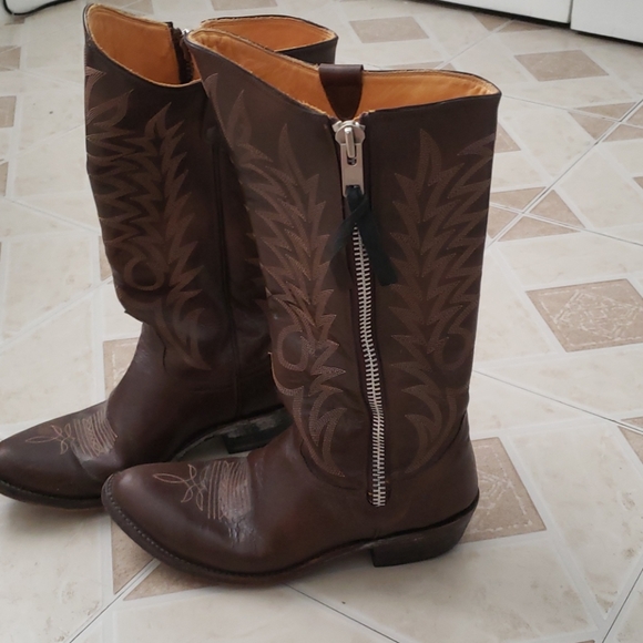 Old Gringo Brown cowboy boots Sz 9 - Picture 3 of 5